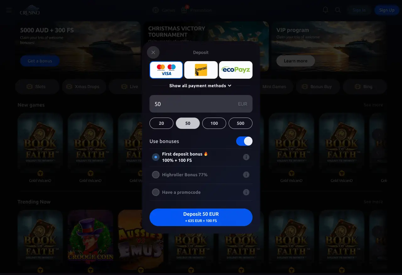 get bonus